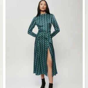 REFORMATION  julius dress - venture 100% SILK